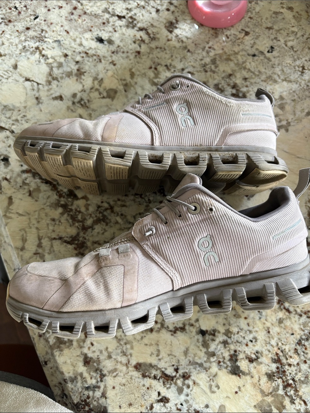 On Cloud Light Pink Athletic Sneakers - Picture 3 of 5
